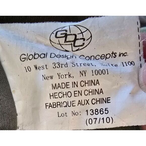 Green Canvas Tote Silver Star Print & Dual Front Buckle Pockets  Angels - Picture 6 of 9